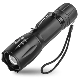 2500 Lumen Tactical Flashlight, 5 Modes  Waterproof