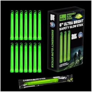 Emergency Glo Sticks/12 Ultra Bright/Military Grade