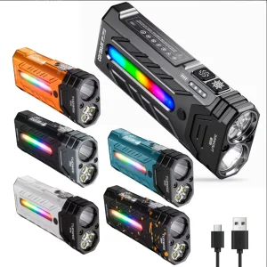 5000 LM Rechargeable Magnetic LED Flashlight