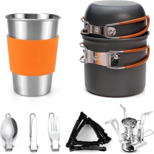 Hiking Cookware: Stove/Stainless Cup
